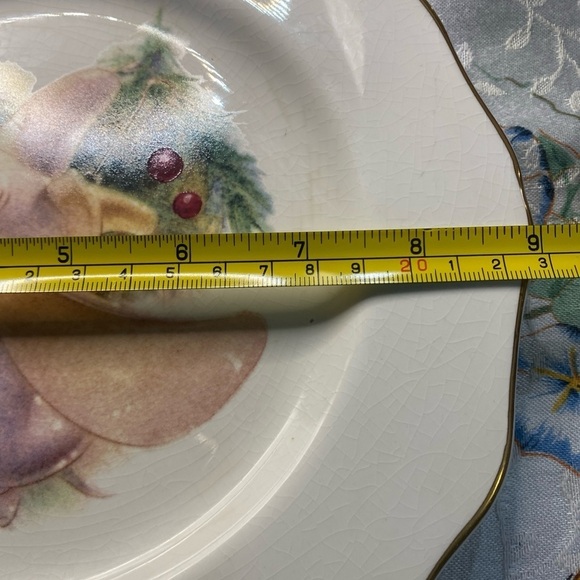 Disney Direct VTG RARE Holiday Lunch/ Salad 8 5/8” Plate Retired Dumbo - Picture 8 of 8